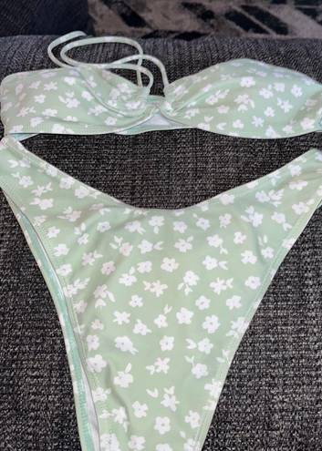 Bikini Set Green Size XS