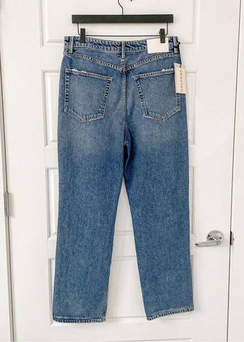 GRLFRND NEW  Amanda Mid Rise Straight Jeans Abbot Kinney