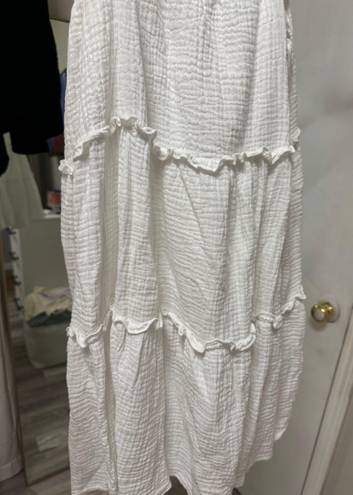 White Beach Dress Size M