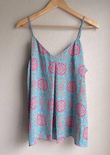 Cynthia Rowley  Boho Print Tank Top Size L