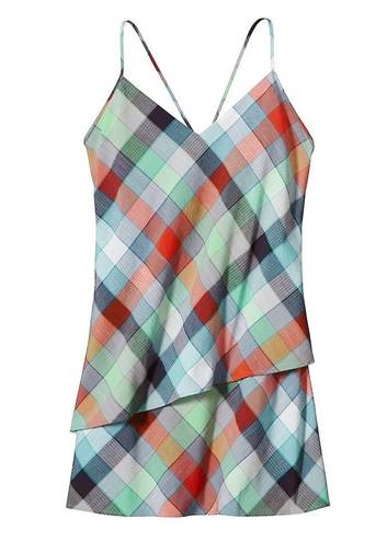 Patagonia  • Dappled Light Dress mini organic cotton rainbow plaid checked