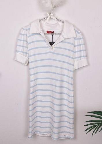 n:philanthropy  Celeste Dress Cloudy Blue Stripe