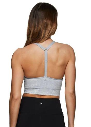 Rbx Active RBX Women's Ice Blue Seamless Jacquard Sports Bra