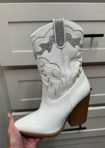 White Boots Size 6