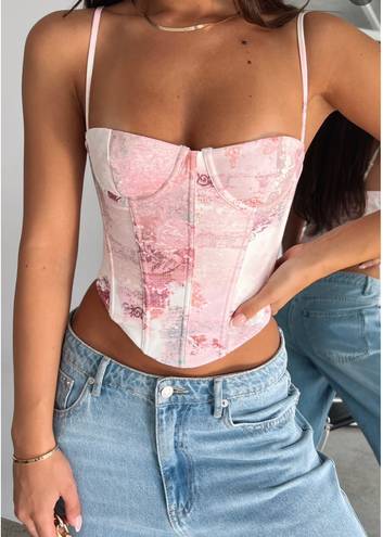 White Fox Boutique Corset Top