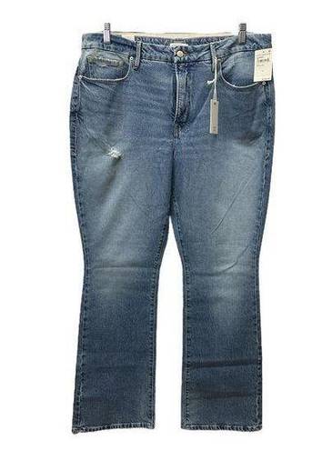 Good American  Good Classic Bootcut Jeans Indigo Size 16 New With Tags