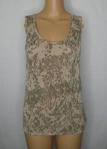 Cynthia Steffe  Snakeskin Print Racerback Tank Top