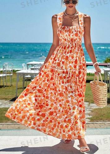 Floral Maxi Dress Multi Size XS