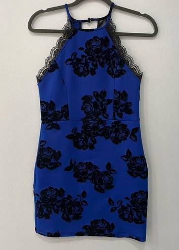 Trixxi Blue Women Dress Sleeveless Size M Cocktail dress