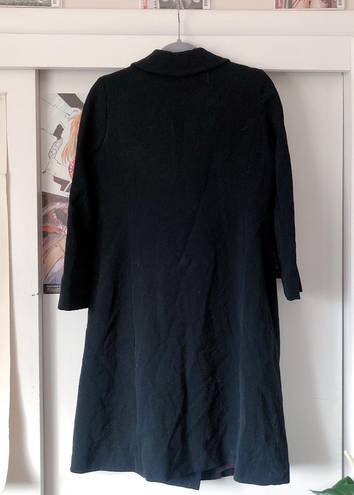 Vintage Black Pea Coat Size M