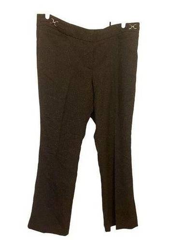 Krass&co NY& gray woven dress pants with silver details 16