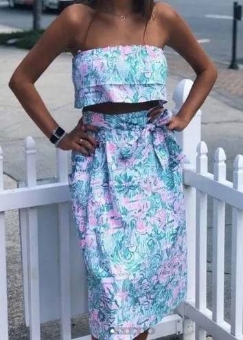 Lilly Pulitzer Lily Pulitzer Lenora Set Crop Top and Skirt