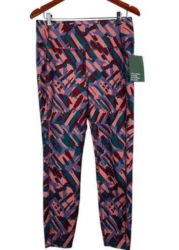 L.L.Bean  Women's Everyday Performance High-Rise 7/8 Print Leggings Tall L NWT