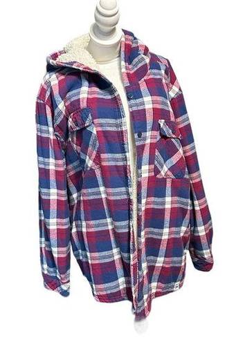 Boston Traders  women's XXL Flannel Jacket lined with sherpa