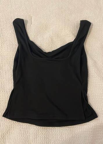 Black Going Out Crop Top