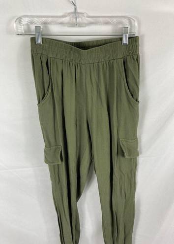 Naked Wardrobe  Green Cargo Jogger Pant Size Medium