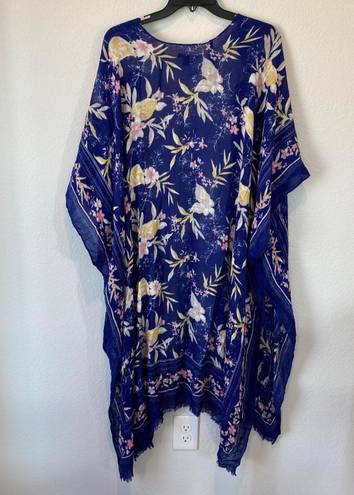 American Eagle Floral Shawl Wrap Kimono One Size