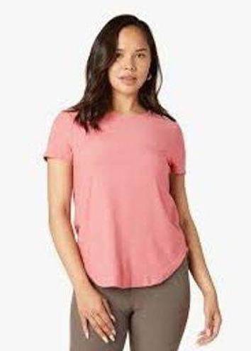 Beyond Yoga Featherweight Tee In Salmon