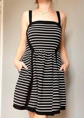 Juicy Couture  Striped Black and White Mink Dress