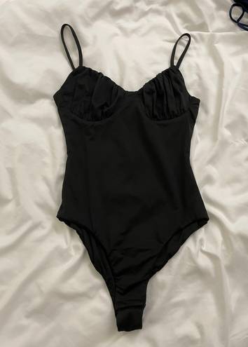 Princess Polly Levey Black Bodysuit