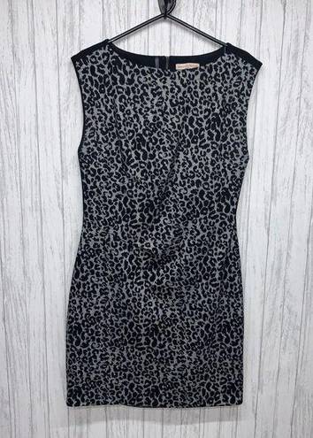 Rebecca Taylor Womens Size 10  Wool Animal Print Dress EUC