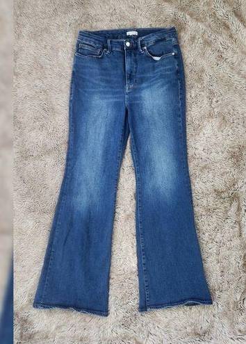 Good American  Good Legs Flare Jeans Indigo256 Style GF731T Size 15