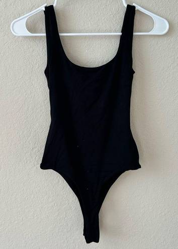 Naked Wardrobe NWOT  Black Seamless Tank Bodysuit