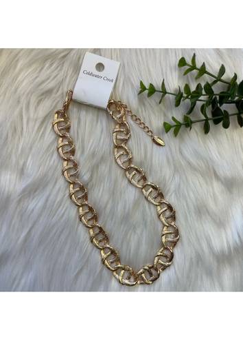 Coldwater Creek gold tone necklace