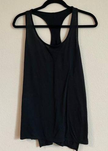 Nike Solid Black  Razor Back Tank Top Workout