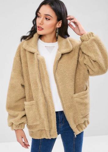 Zaful Teddy Coat