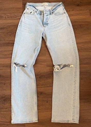 Abercrombie curve love low waist baggy jeans