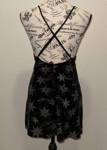 Victoria's Secret Victoria’s Secret velvet shooting stars slip chemise nightie women’s size small