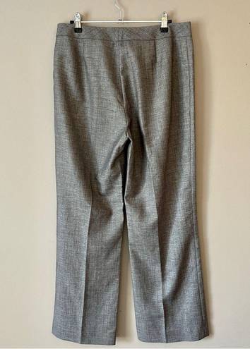 Lafayette 148  NY Taupe Lightweight Wool Blend Wide Leg Trouser Dress Pants Sz 8