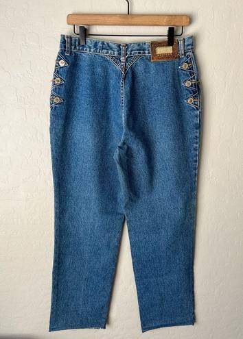  LawMan  Vintage Western Southwestern Denim Straight Leg Jeans