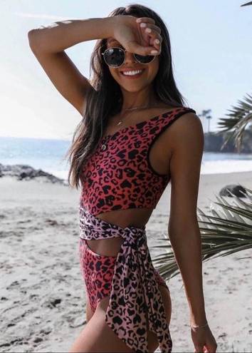 Beach Riot One Piece Leopard Swim