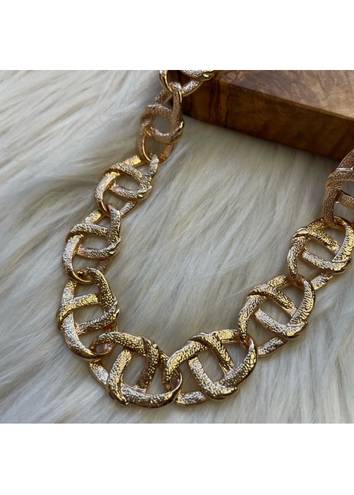 Coldwater Creek gold tone necklace