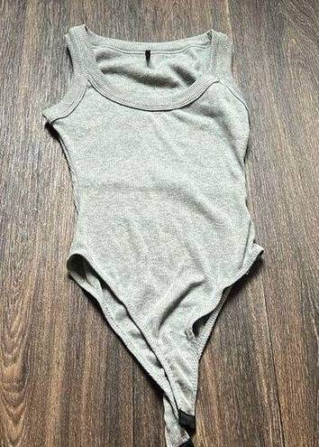 Gooseberry Intimates Gray Bodysuit Size XS