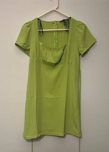 Forever 21 Green  Milkmaid Dress