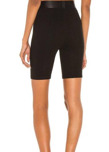 The Range  Division Rib Bike Short Black MEDIUM Ribbed Slinky Silky