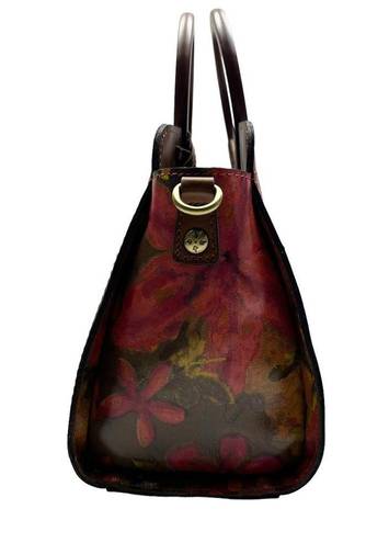 Patricia Nash  Floral Oil Painting Lyon Satchel Crossbody Bag NWT