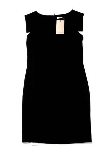 MM.LaFleur NWT  Sarah 7.0 in Black Lightweight Crepe Cap Sleeve Dress 4