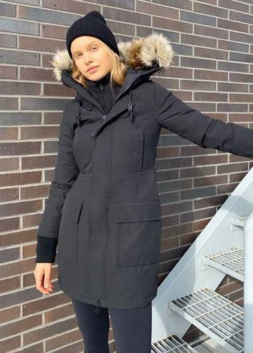 Aritzia  Golden by TNA Bancroft Parka Altitude Series Navy Blue Goose Down Size X