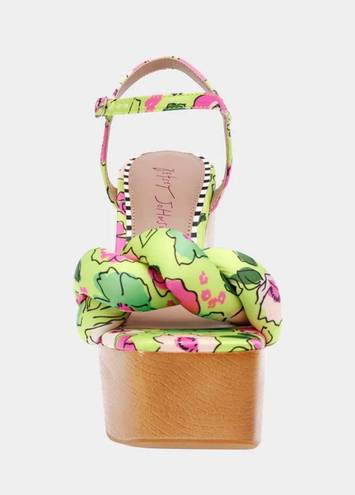 Betsey Johnson Women's Mandee Floral Printed Platform Heeled Sandal