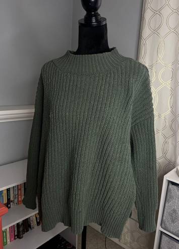 Aerie Pullover Chunky Knit Oversized Sweater