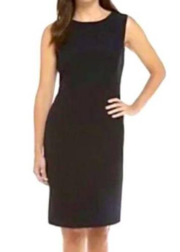 Karen Scott  Sleeveless knee-length dress black size 10 business office*