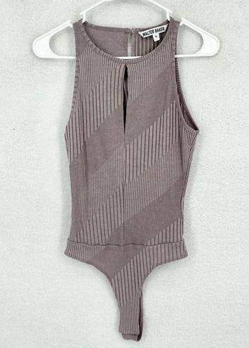 Walter Baker  Purple One Piece Top Womens Medium Athena Body Suit Size Small