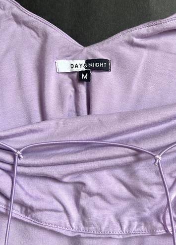 Day & Night Lavender Bodycon Mini Dress  Size Medium