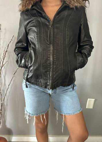 Dress Barn Leather Jacket