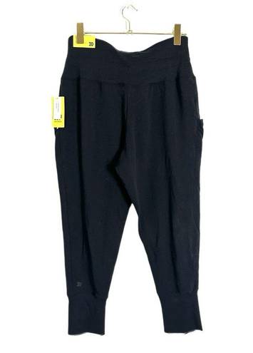 All In Motion NWT  Black High Waist Drawstring Jogger Size M