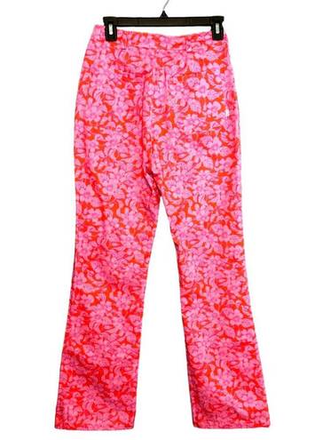 Rolla's  Ivy Mod Floral Bootcut Jeans High Rise SMALL Hippie Barbie Pink NEW